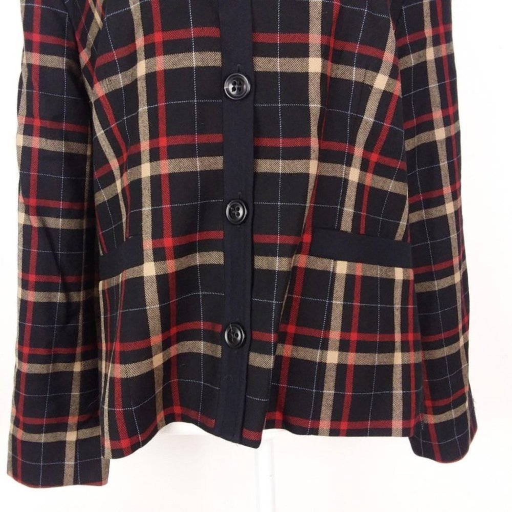 Pendleton 100% Virgin Wool Tartan Button Jacket - image 4